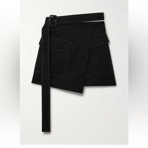 Helmut Lang Black Trench Wrap Mini Skirt - Size 0 - Worn Once!